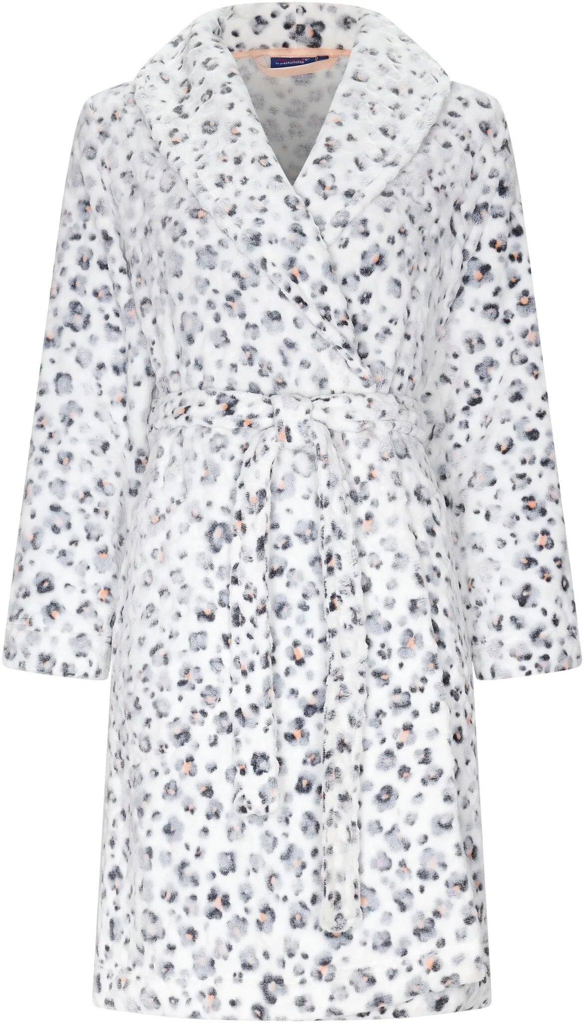 Zetex Rebelle dames Badjas Fleece ''Panter''