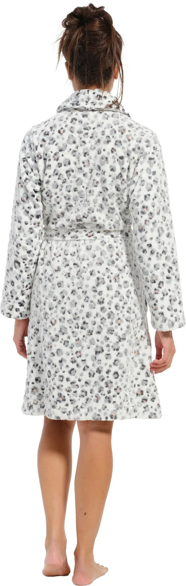 Zetex Rebelle dames Badjas Fleece ''Panter''
