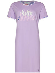 Zetex Rebelle dames nachthemd katoen - Korte mouw - Hello Summer