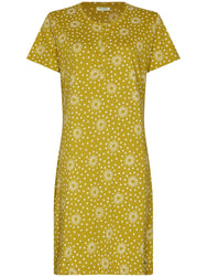 Zetex Rebelle dames nachthemd - Korte mouw - Sunny Holiday - Groen