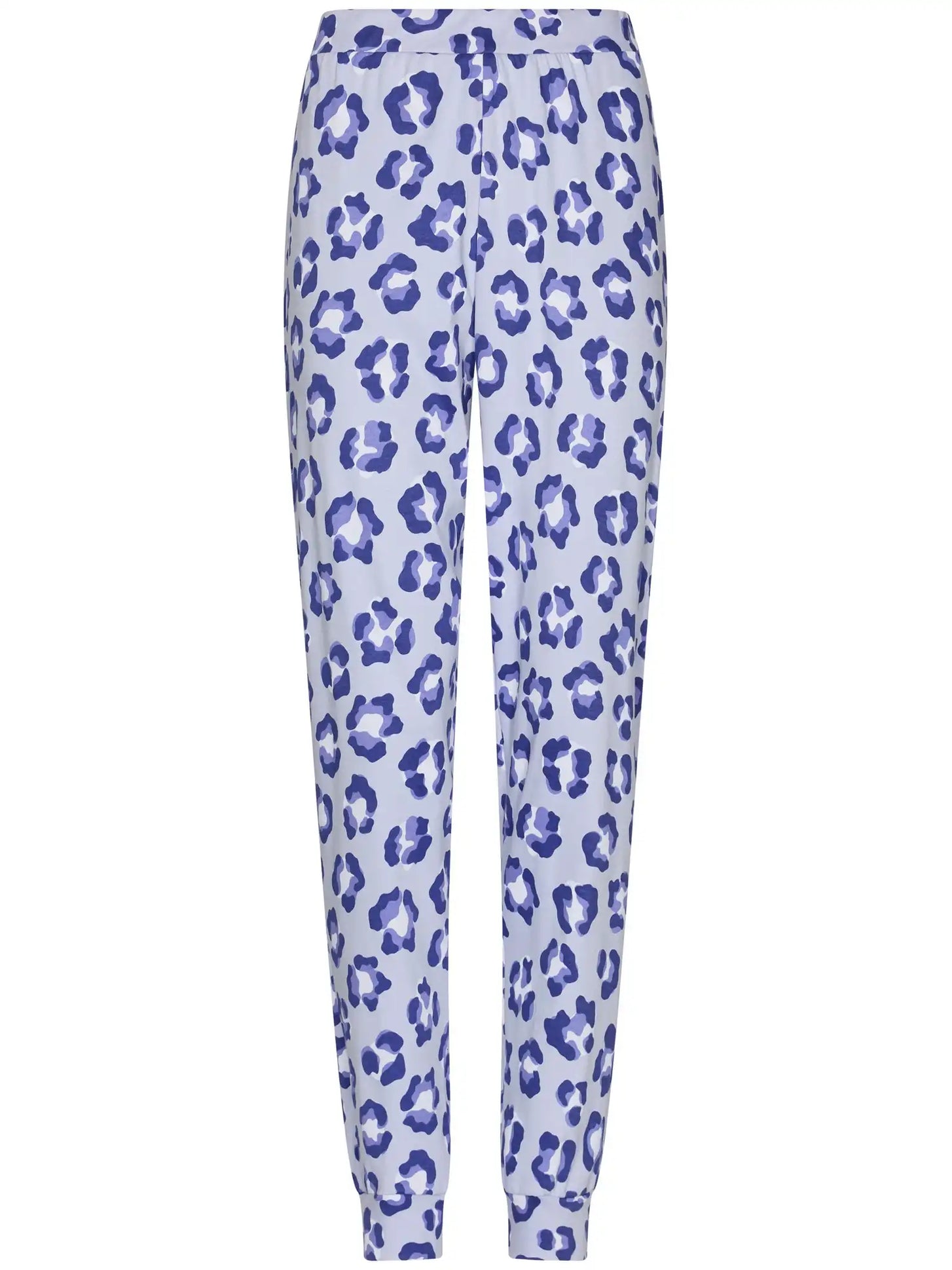 Zetex Rebelle Dames Pyjama katoen met lange mouwen - Leopard Lilac