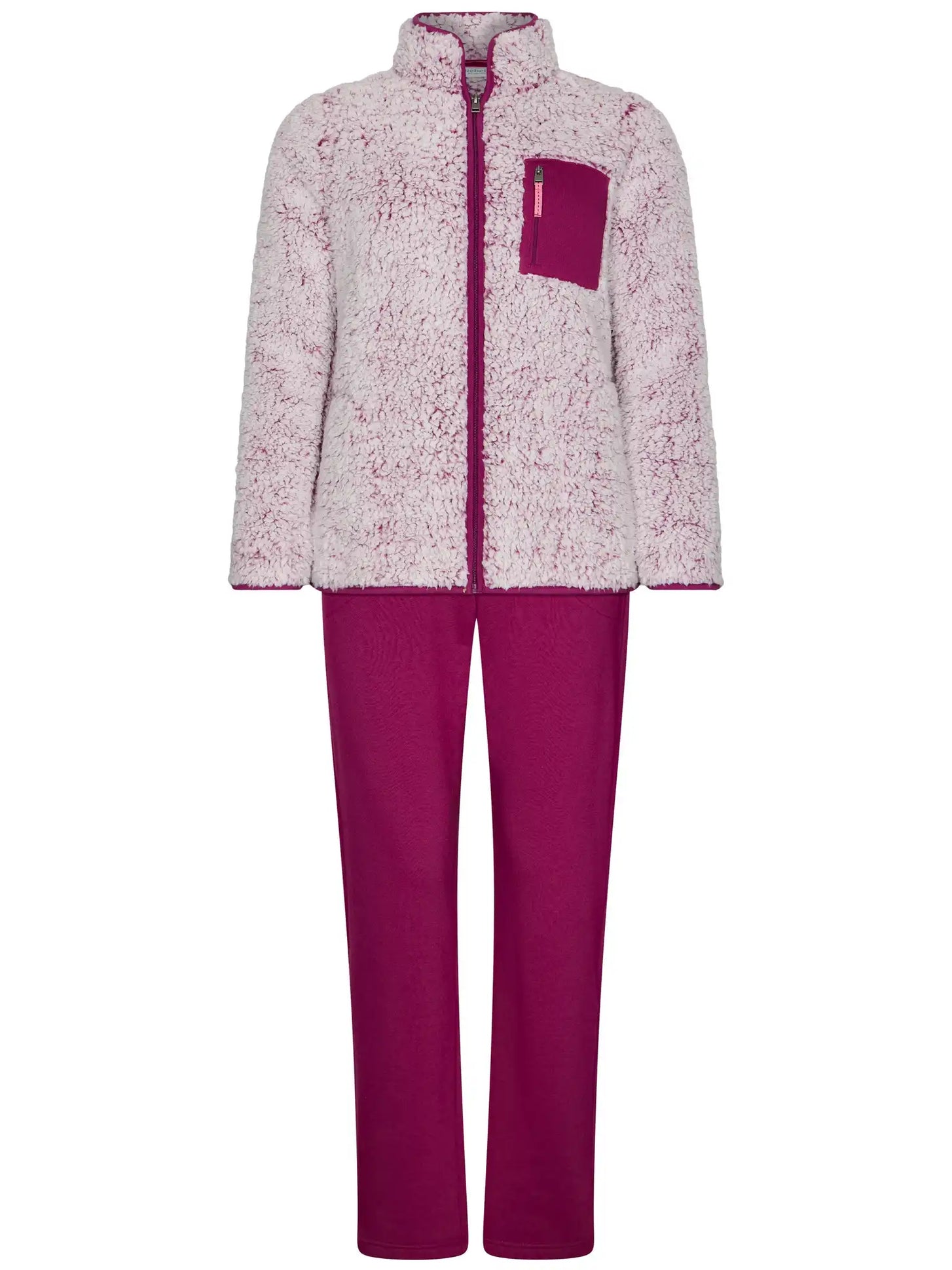 Zetex Rebelle Teddy Huispak Dames Fleece - Paars
