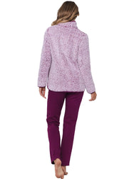 Zetex Rebelle Teddy Huispak Dames Fleece - Paars